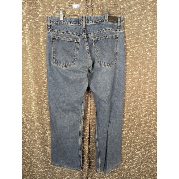Vintage Levi's Silvertab Women's Blue Jeans‎ 11L Hemmed Straight Leg Denim Y2K - Picture 1 of 9